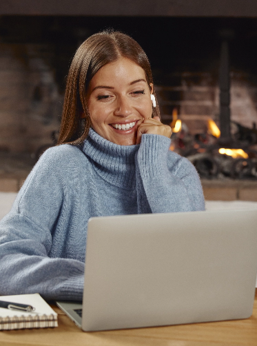 young-woman-working-from-home